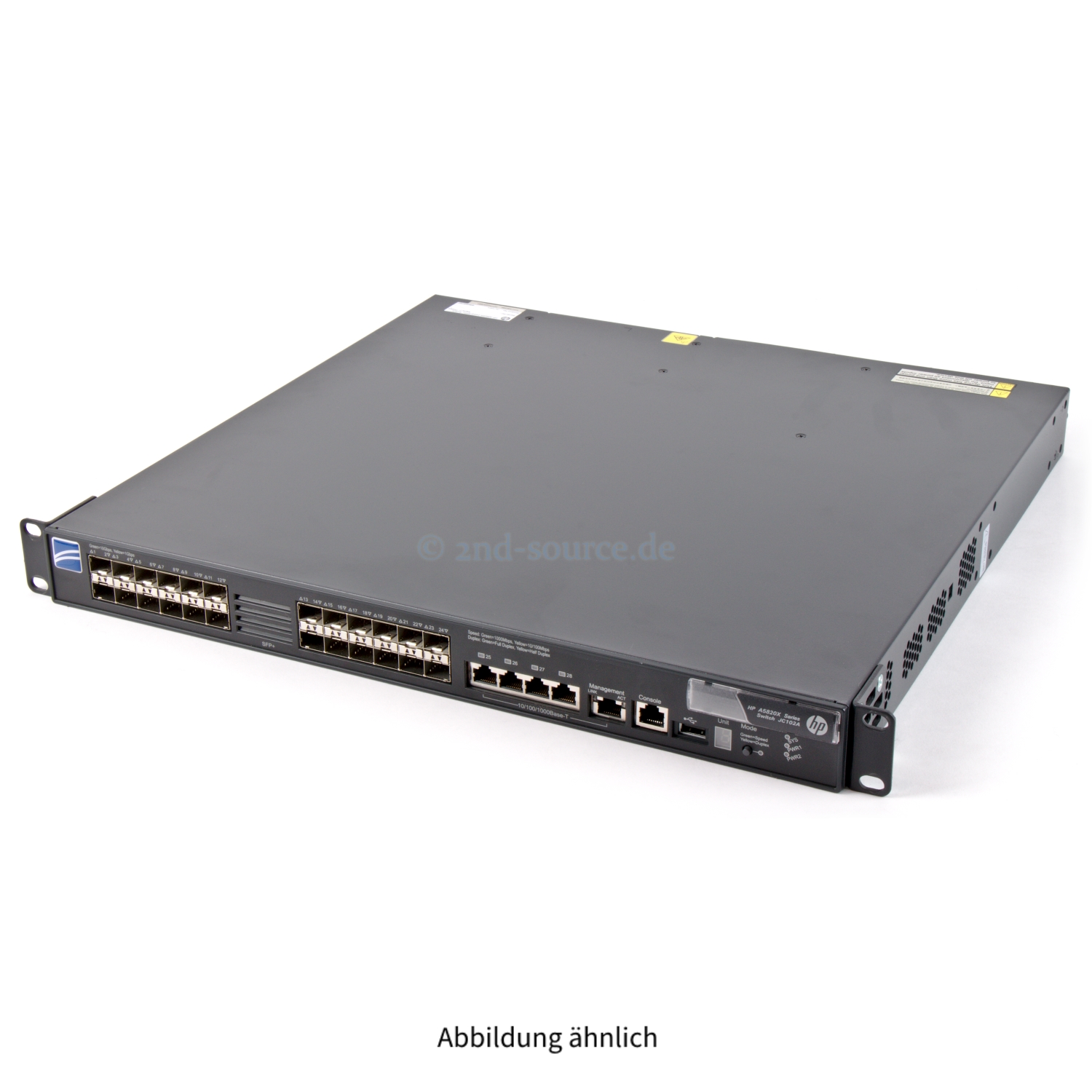 HPE 5820-24XG-SFP+ 24x SFP+ 10GbE 4x RJ-45 1GbE Switch Chassis JC102A