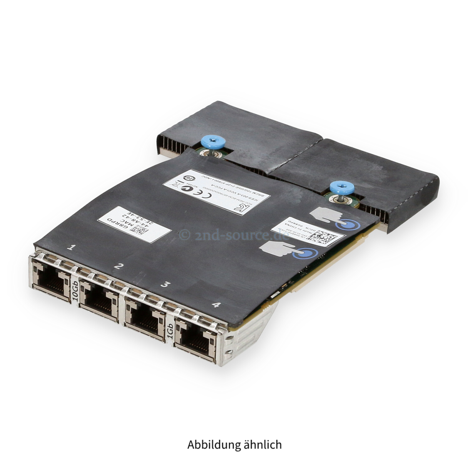 Dell Broadcom 57800 2x RJ-45 10GbE 2x RJ-45 1GbE Network Daughter Card G8RPD 0G8RPD