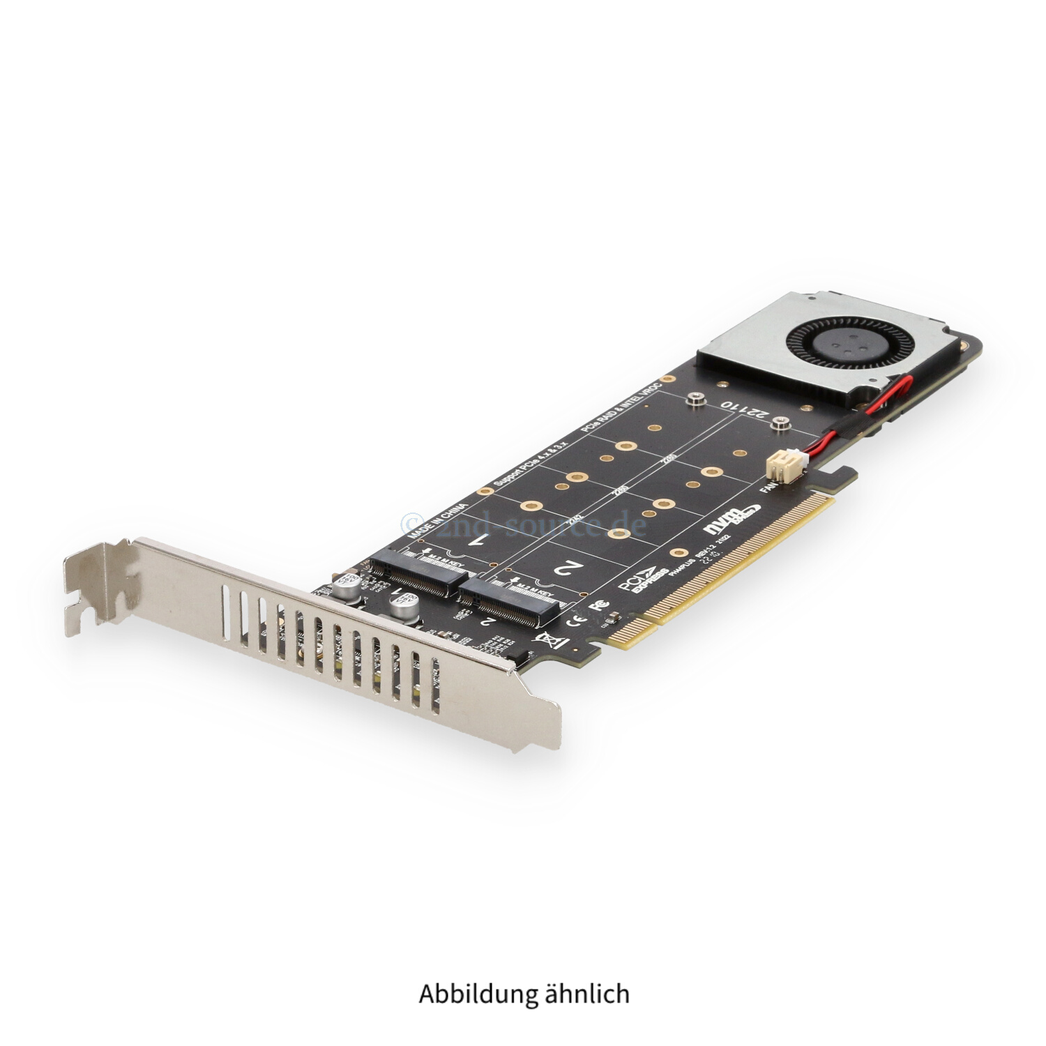 4-Bay NVMe M.2 PCIe Adapter High Profile PH44PLUS