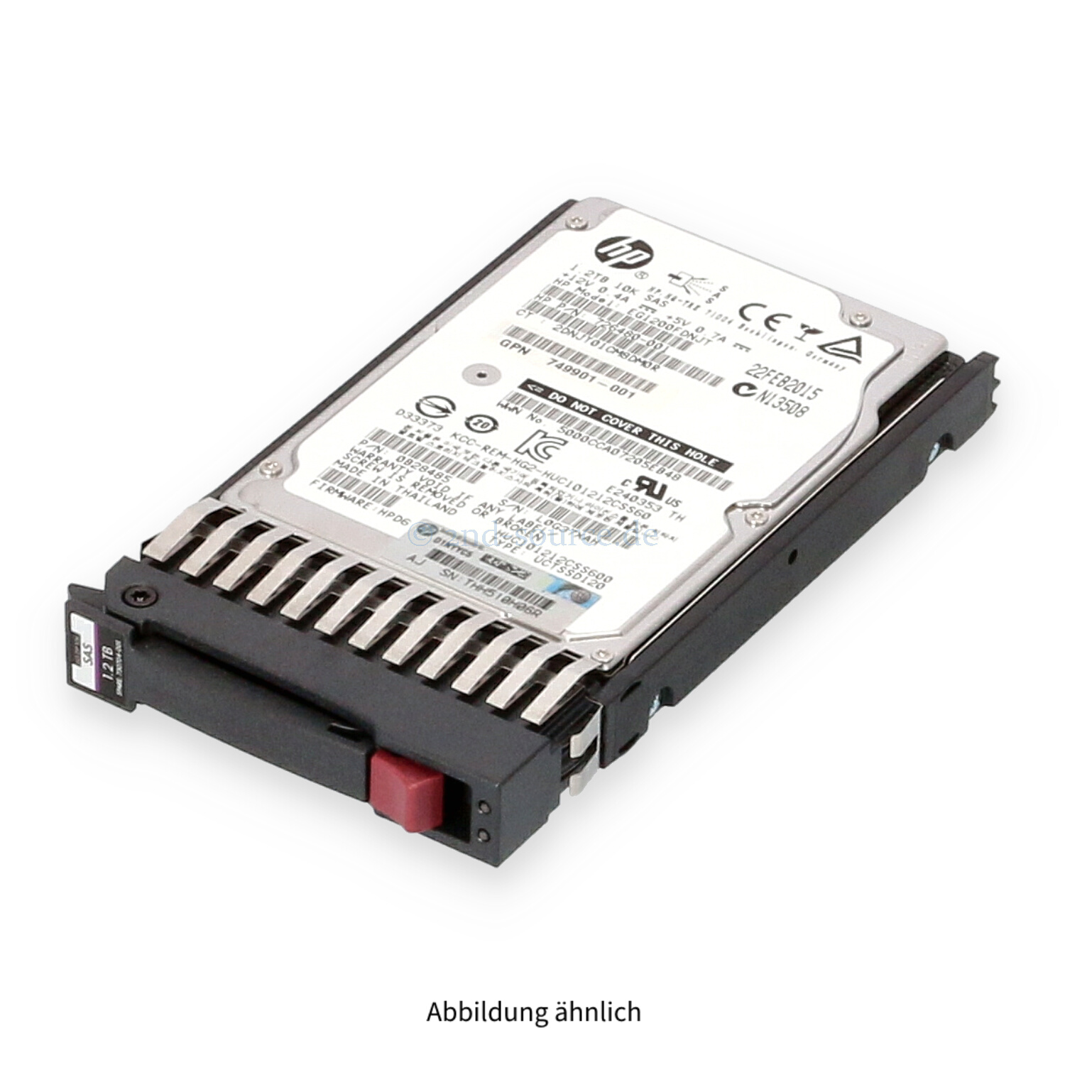 HPE 1.2TB 10k SAS 6G SFF DP HotPlug HDD MSA 2040 E7W47A 730704-001