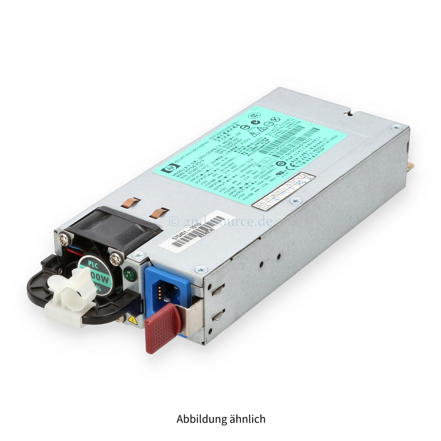 HPE 1200W HotPlug Power Supply 578322-B21 579229-001