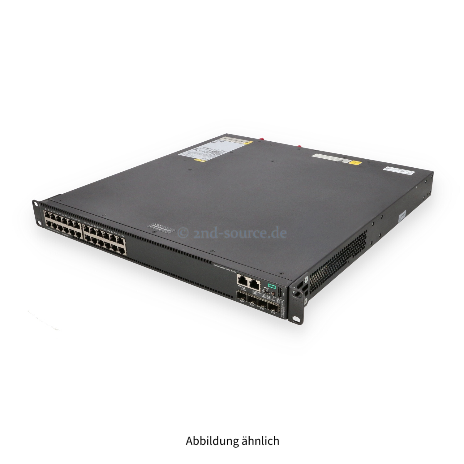 HPE FlexNetwork 5130-24G-PoE-4SFP+ 24x RJ-45 1GbE PoE+ 4x SFP+ 10GbE 2x F-t-B 2x 720W HI Switch JH325A JH325-61001