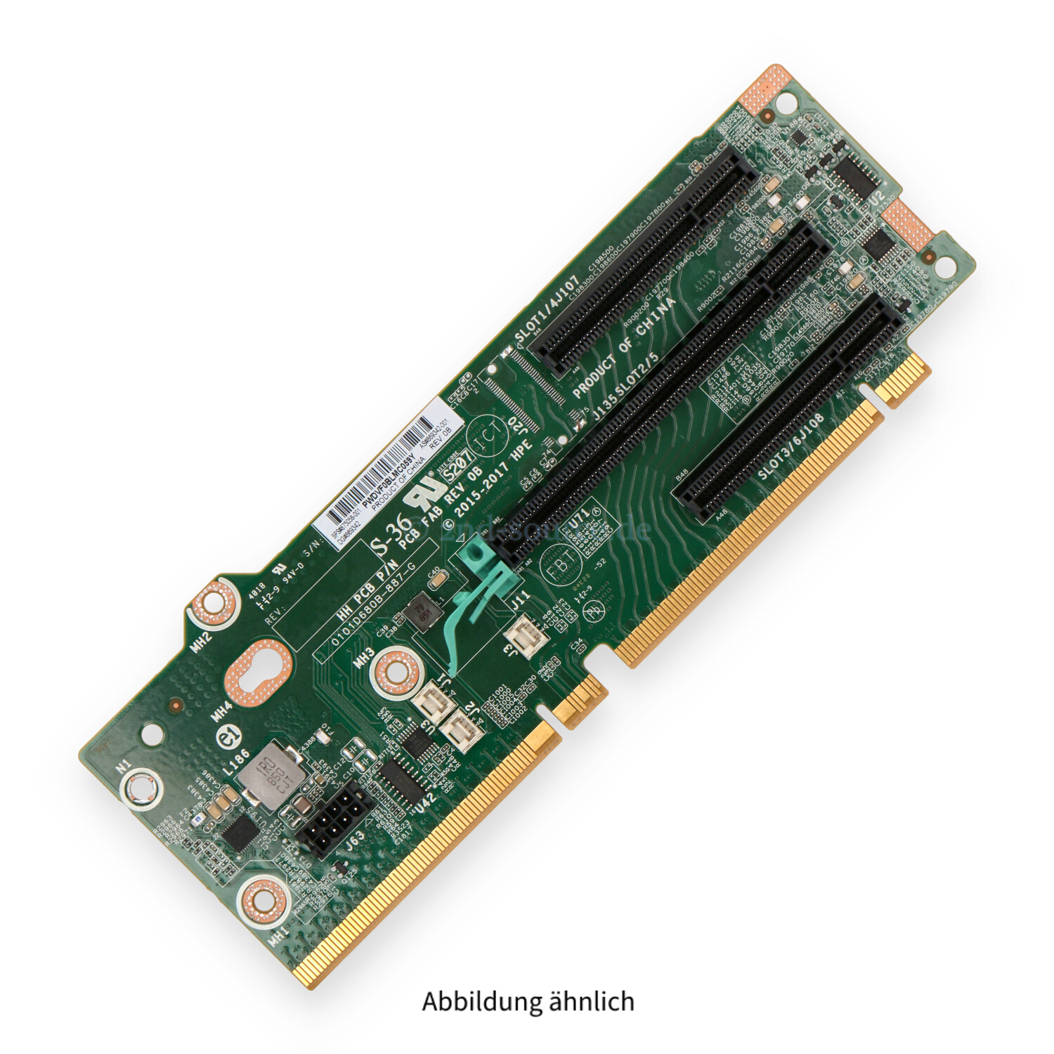 HPE 1x PCIe x16 2x PCIe x8 Riser Board DL380 G10 875058-001 869342-001
