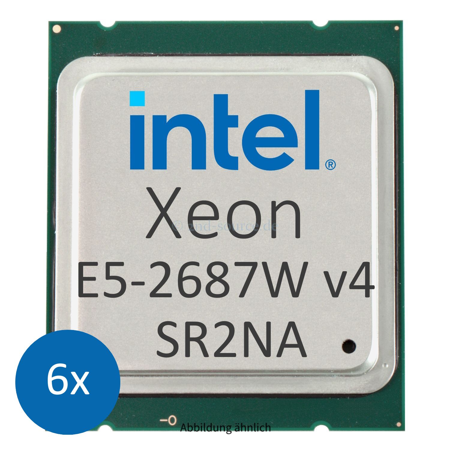 6x Intel Xeon E5-2687W v4 3.00GHz 30MB 12-Core CPU 160W SR2NA CM8066002042802