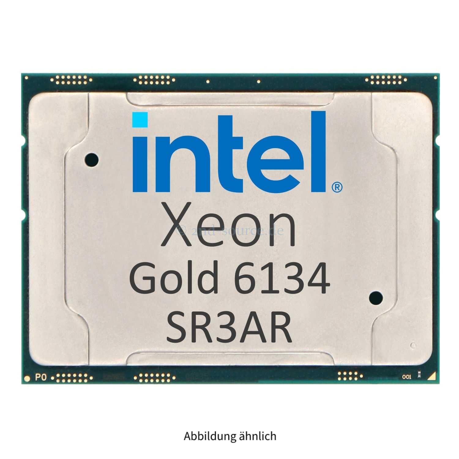 Intel Xeon Gold 6134 3.20GHz 24.75MB 8-Core CPU 130W SR3AR CD8067303330302