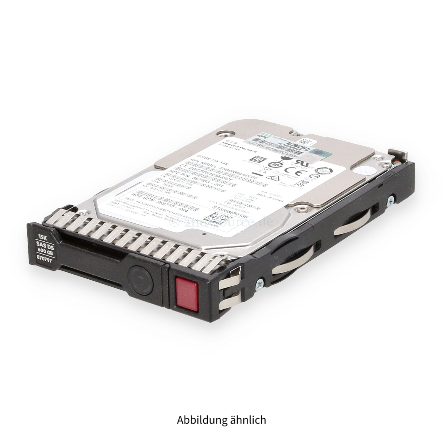 HPE 600GB 15k SAS 12G SFF SC HotPlug HDD 870763-B21 870797-001
