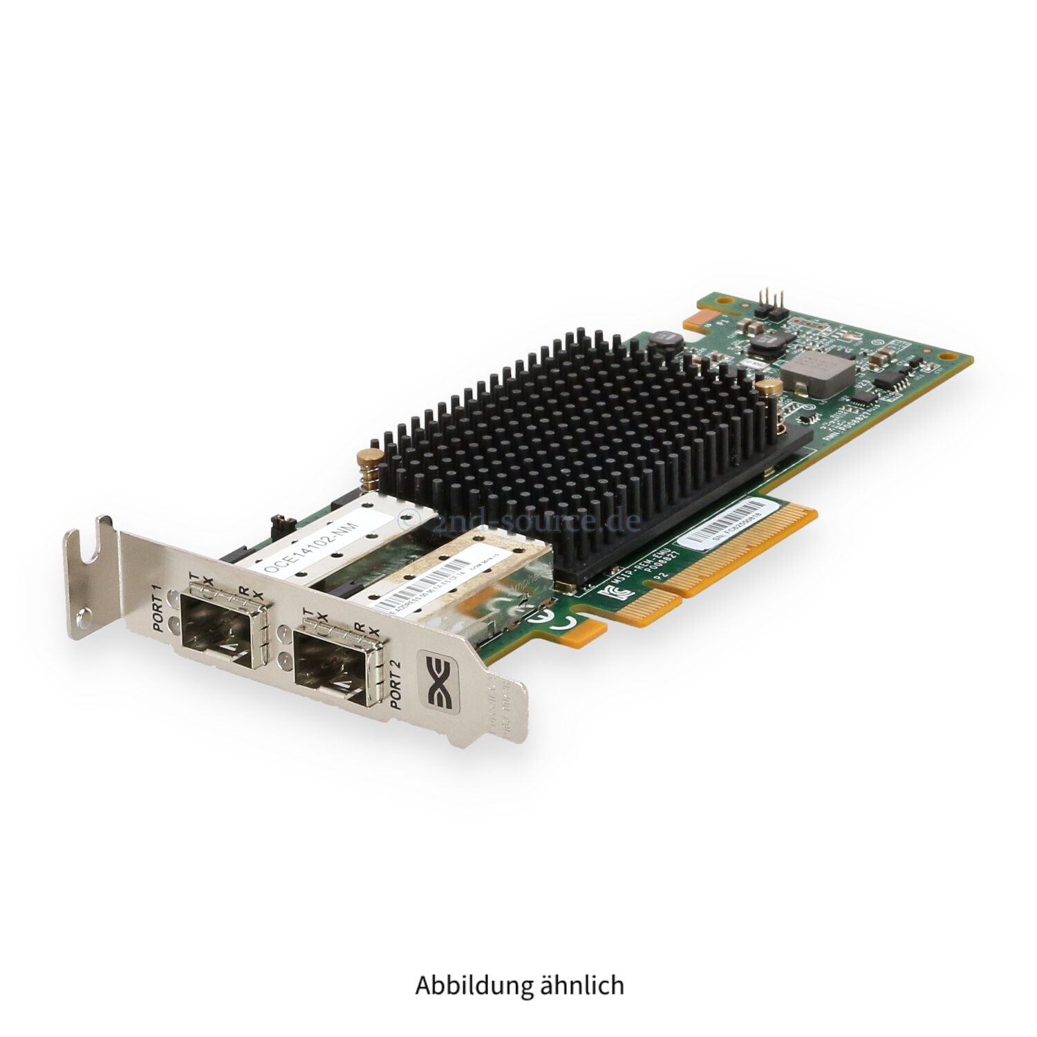 Emulex OneConnect 2x SFP+ 10GbE PCIe 3.0 x8 Server Ethernet Adapter Low Profile OCE14102-NM P008827-43H