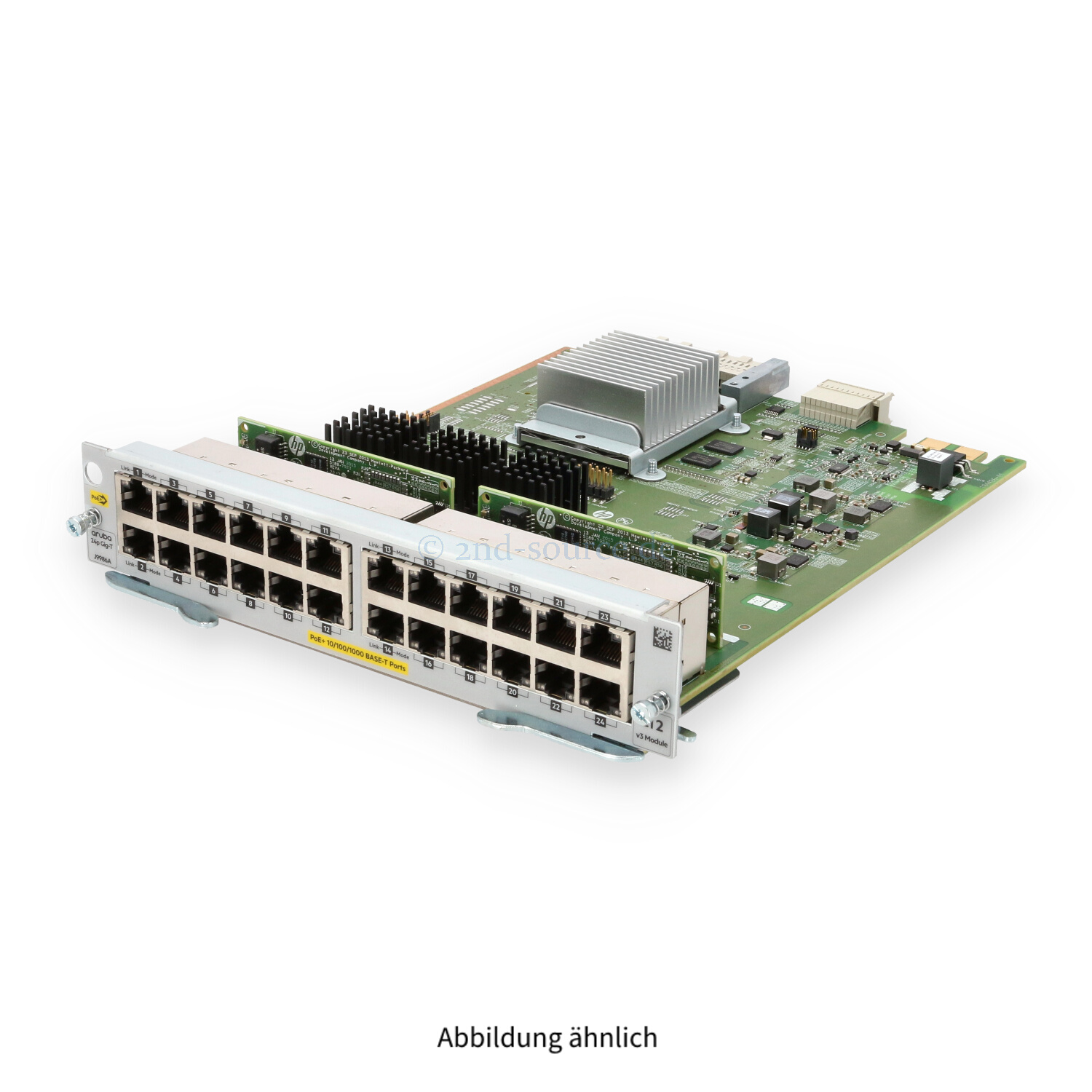 HPE Aruba 24x RJ-45 1GbE PoE+ v3 zl2 Switch Module J9986A J9986-61001