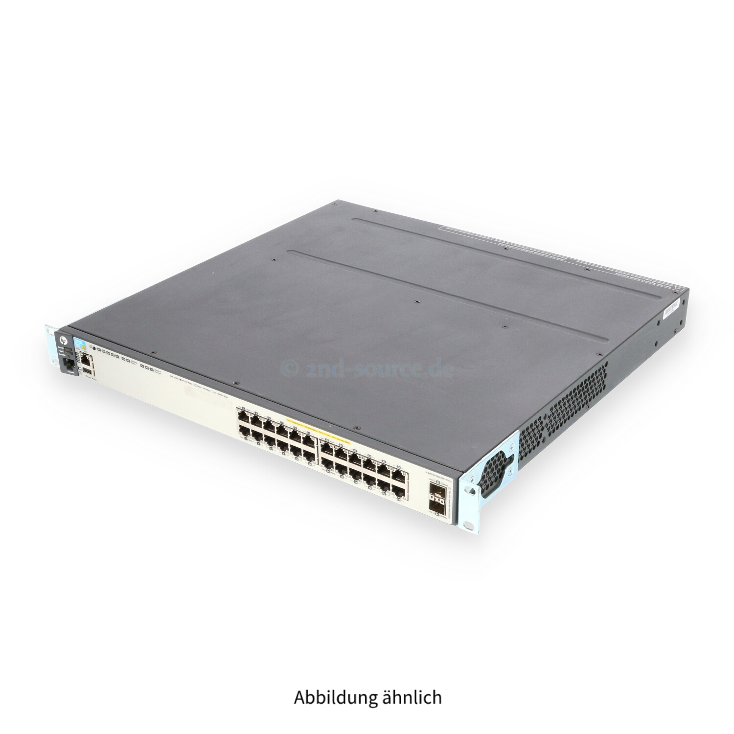 HPE ProCurve 3800-24G-PoE+-2SFP+ 24x RJ-45 1GbE PoE+ 2x SFP+ 10GbE 1x 1000W Managed Switch J9573A J9573-61001 J9573-61101