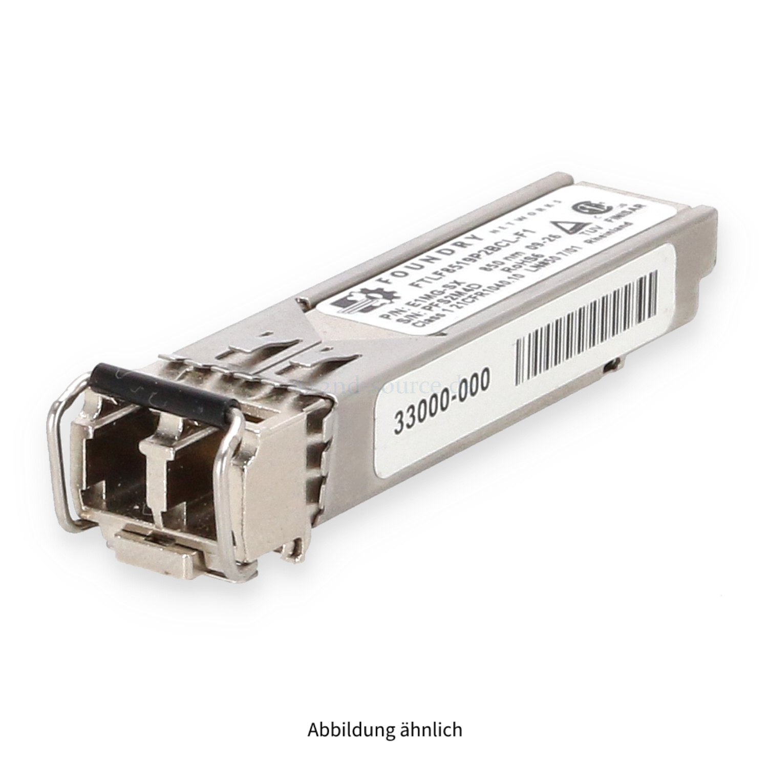 Foundry 1GbE SFP 850nm Short Wave Transceiver Module E1MG-SX