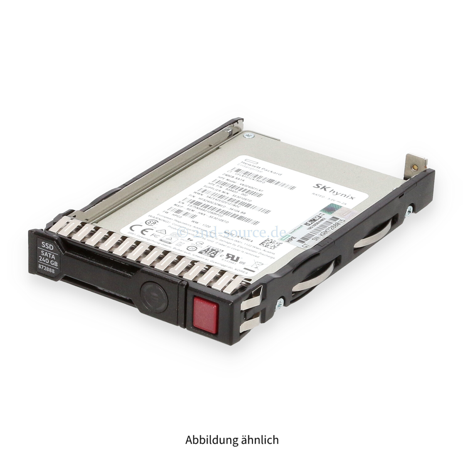 HPE 240GB SATA 6G SFF Read Intensive SC HotPlug SSD 872853-B21 872888-001