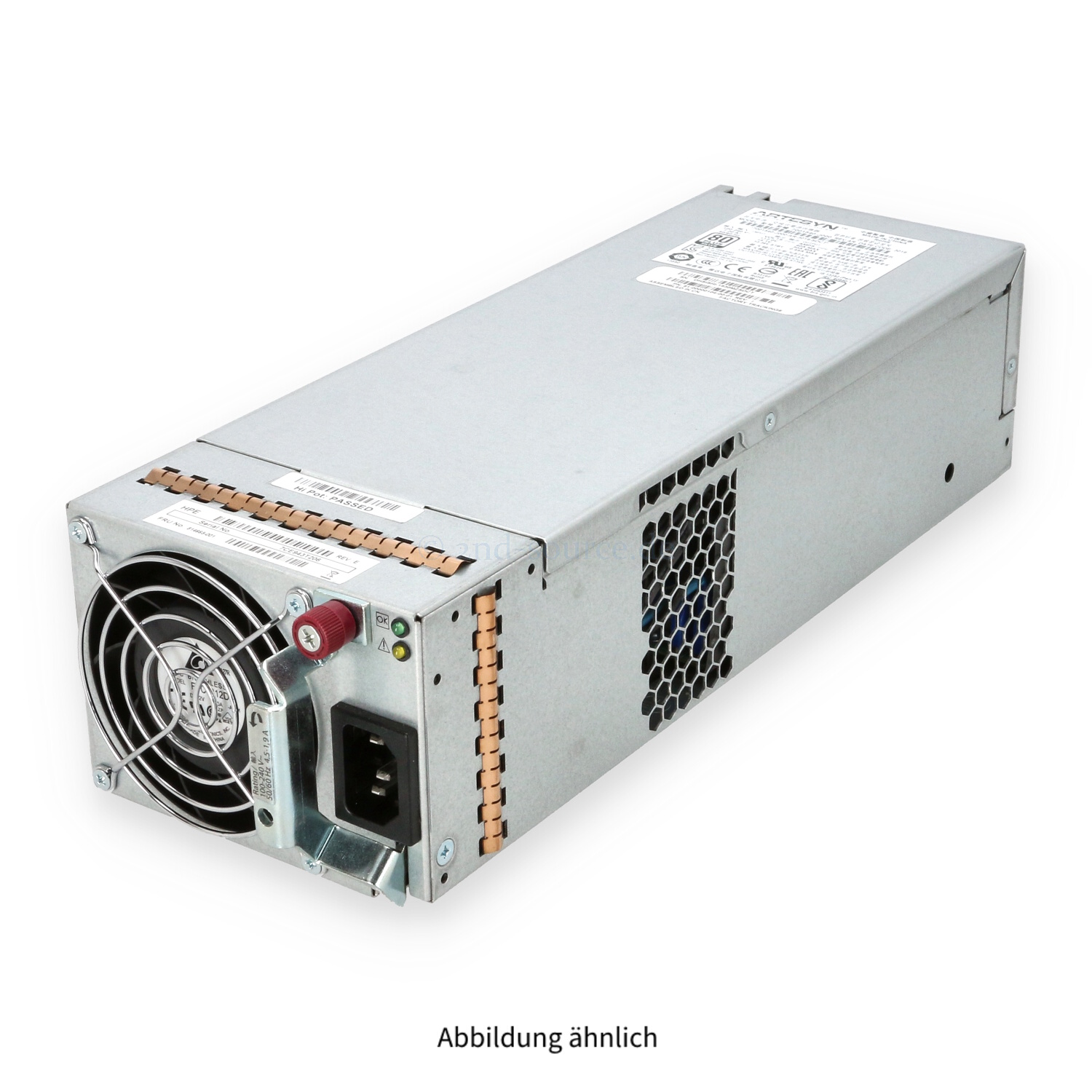 HPE 595W Power Supply StorageWorks MSA2040 MSA2050 814665-001