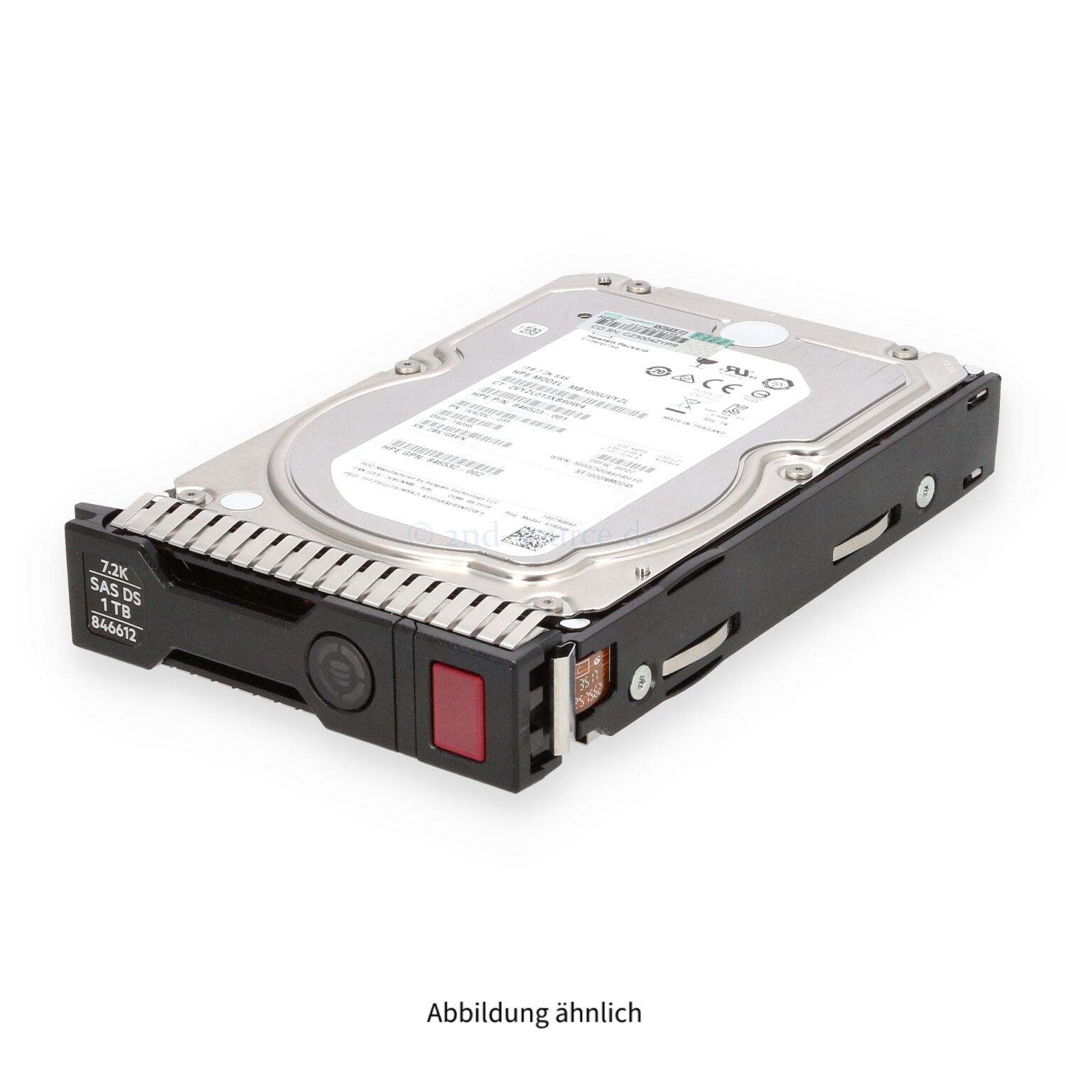 HPE 1TB 7.2k SAS 12G LFF SC HotPlug HDD 846524-B21 846612-001 846523-001