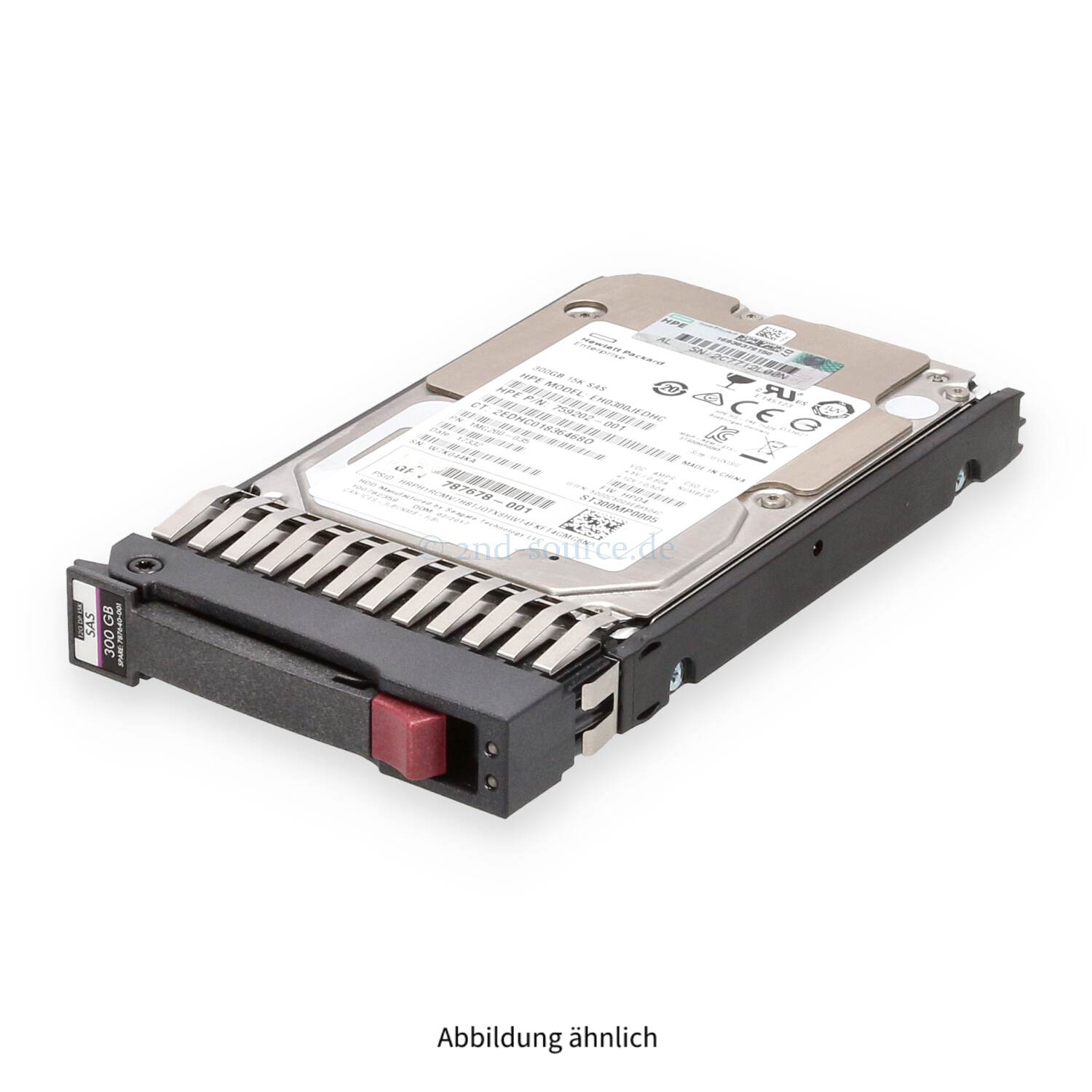 HPE 300GB 15k SAS 12G SFF HotPlug HDD P2000 MSA 2040 J9F40A 787640-001