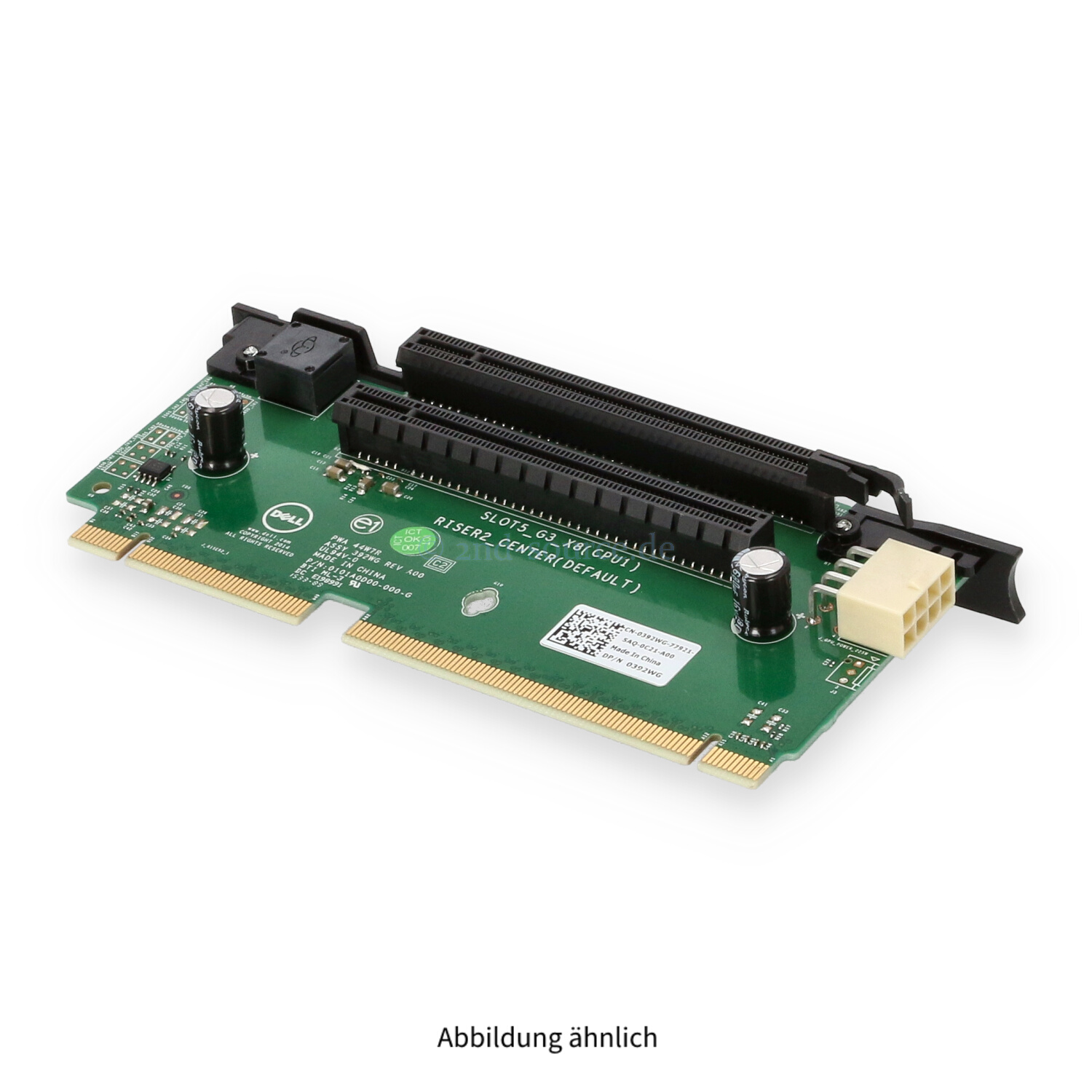 Dell 1x 3.0 x16 1x 3.0 x8 PCI Riser 2 Center Default PowerEdge R730 R730XD 392WG 0392WG