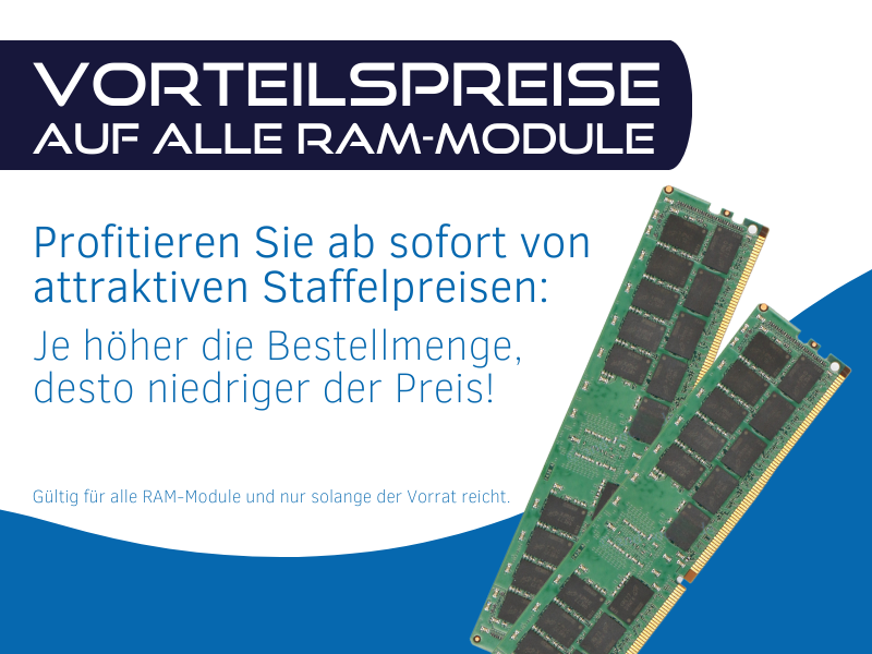 2nd Source - Vorteilspreise auf RAM-Module