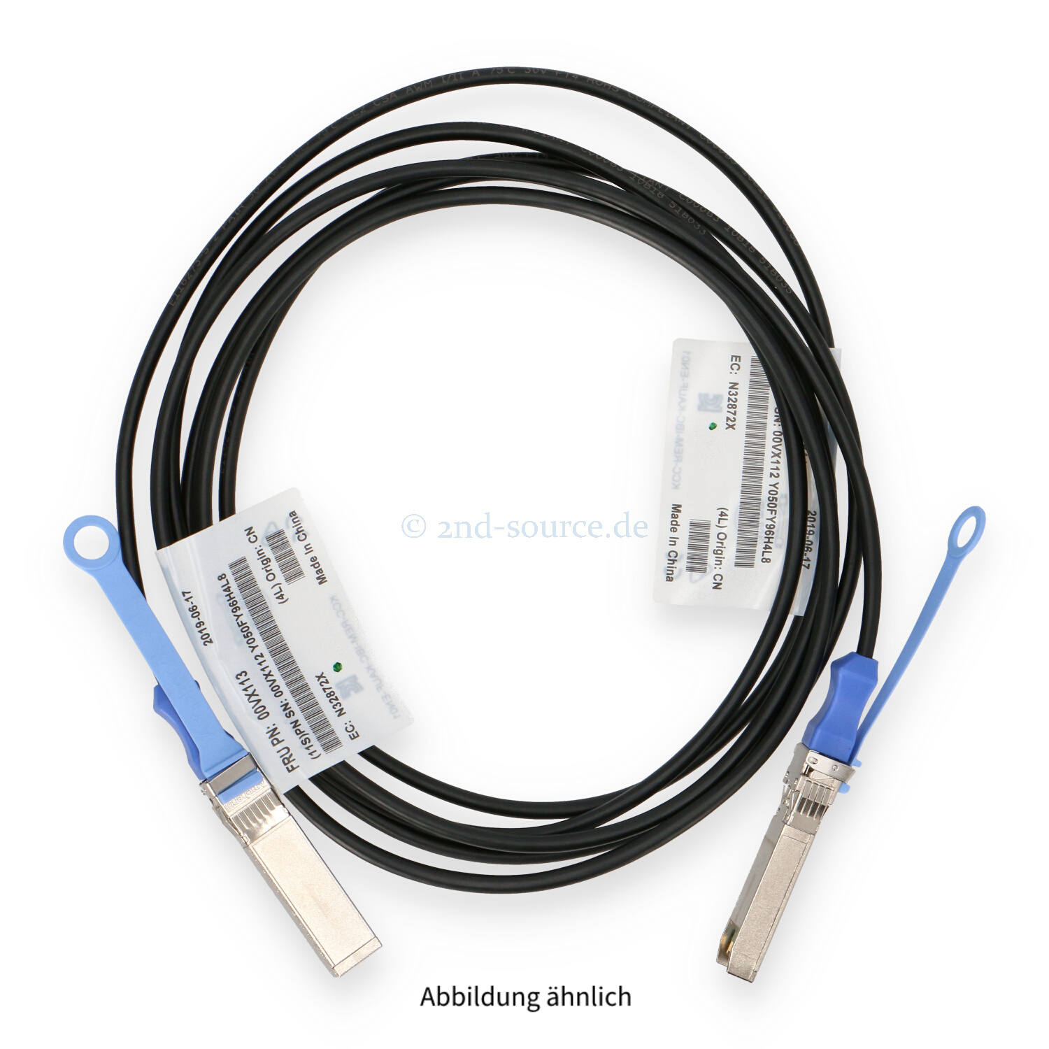 IBM Lenovo 3.0m SFP+ to SFP+ 10GbE DAC Direct Attach Copper Cable 00VX114 00VX113 00VX112